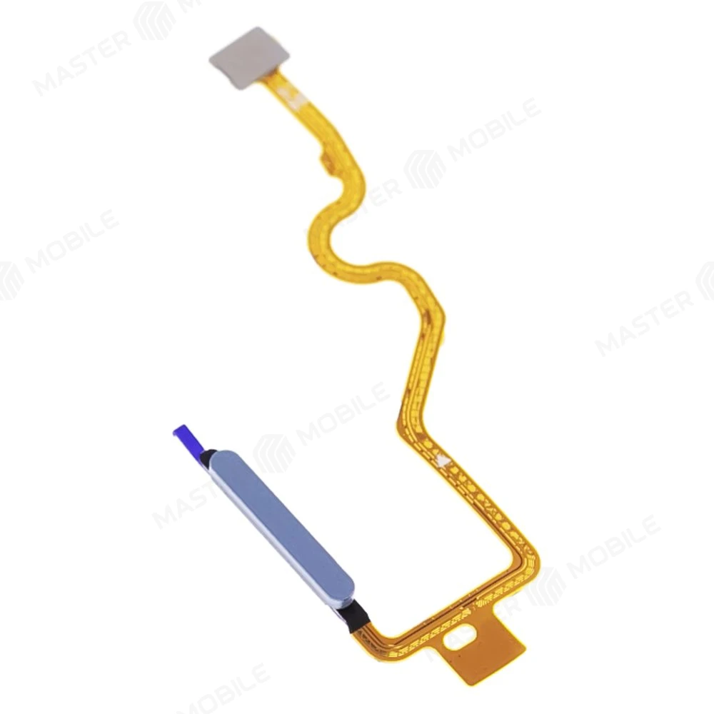 Шлейф для Infinix Hot 40 Pro (X6837) с комп. + сканер отпечатка пальца (голубой) фото №3