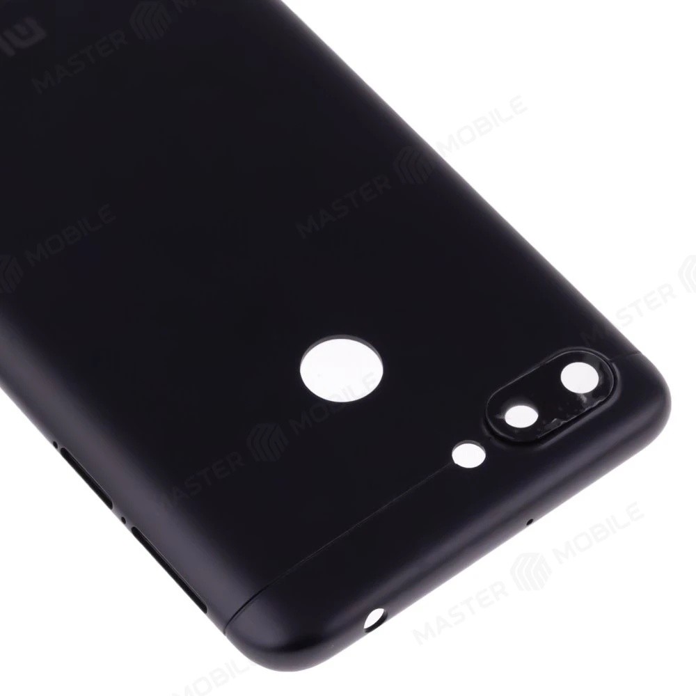 Задняя крышка для Xiaomi Redmi 6 (M1804C3DG) (Global Version / 2 SIM) (черный) (в сборе со стеклом камеры) фото №3