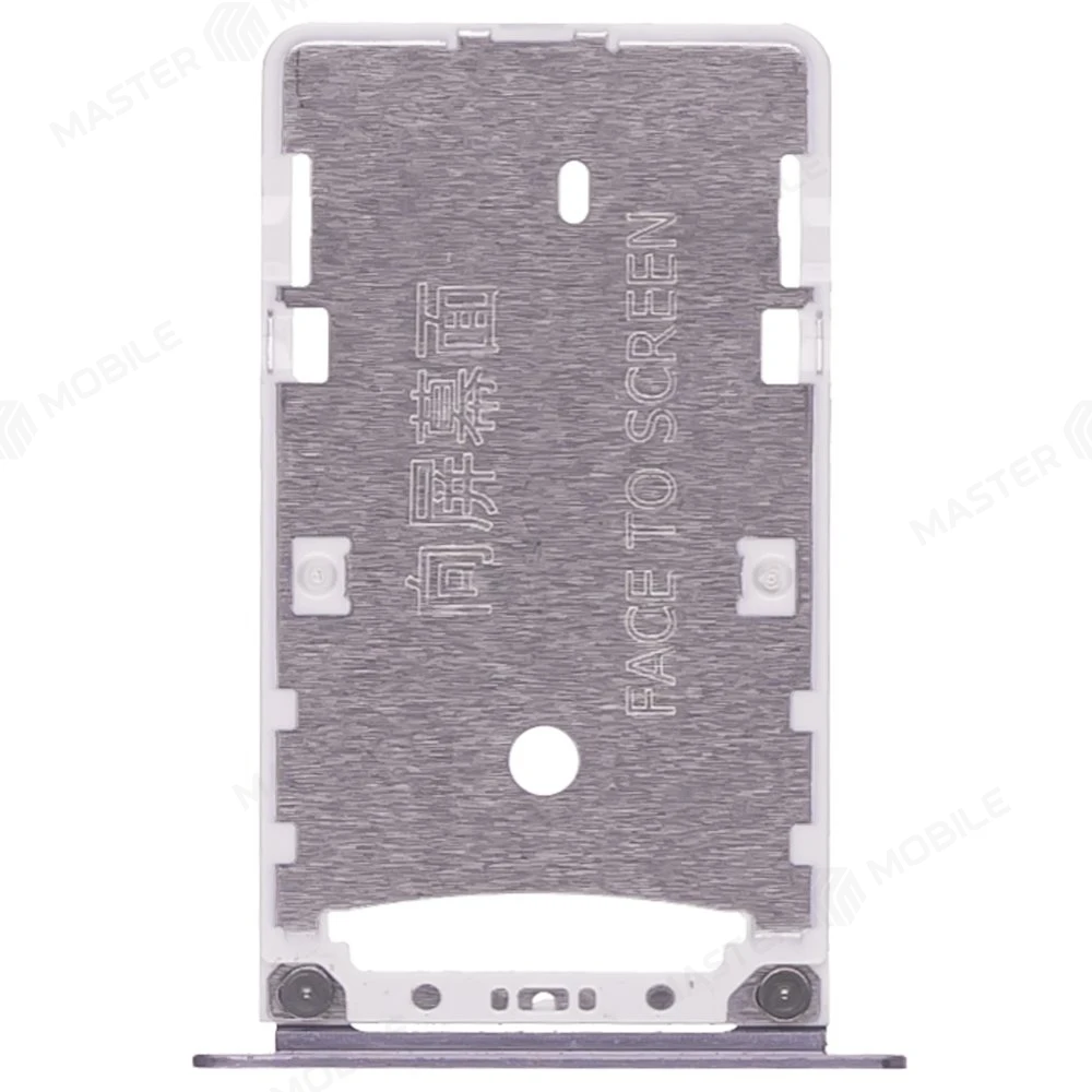 Держатель сим-карты + карты памяти (MicroSD) для Xiaomi Redmi Note 4 / Redmi Note 4 Pro (серый)  фото №2