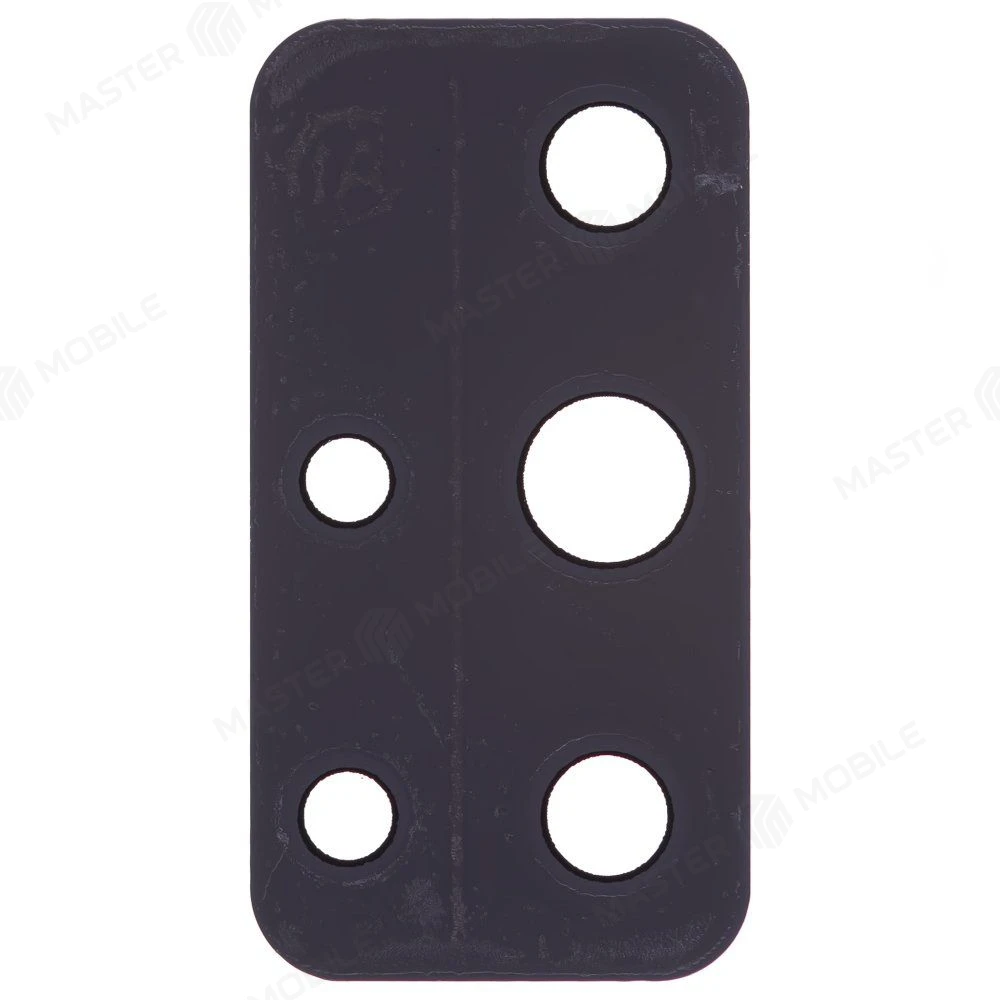 Стекло задней камеры для Huawei Honor 30S 5G (CDY-AN90) (без рамки) (черный) фото №2