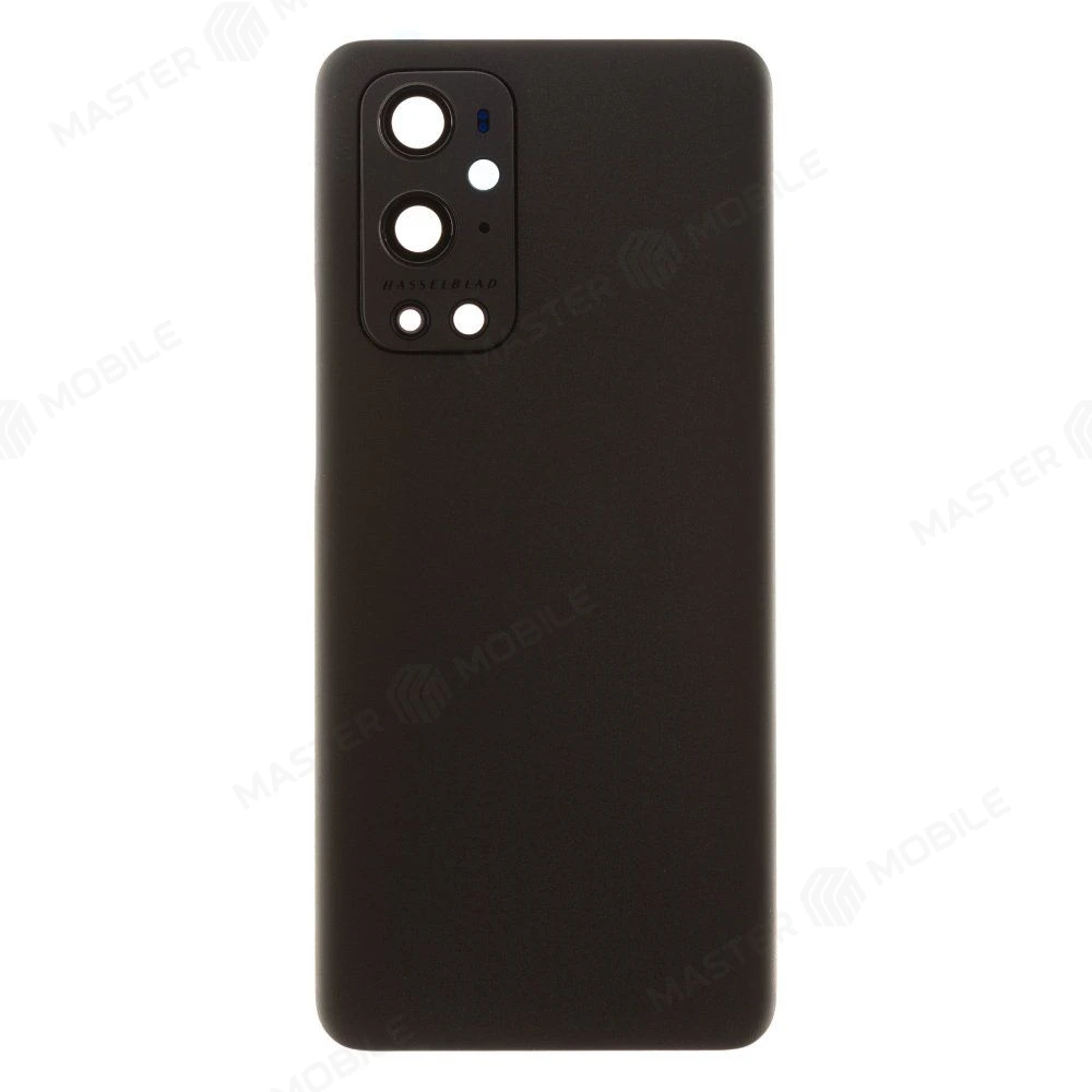 Задняя крышка для OnePlus 9 Pro (LE2121) (черный) (в сборе со стеклом камеры)