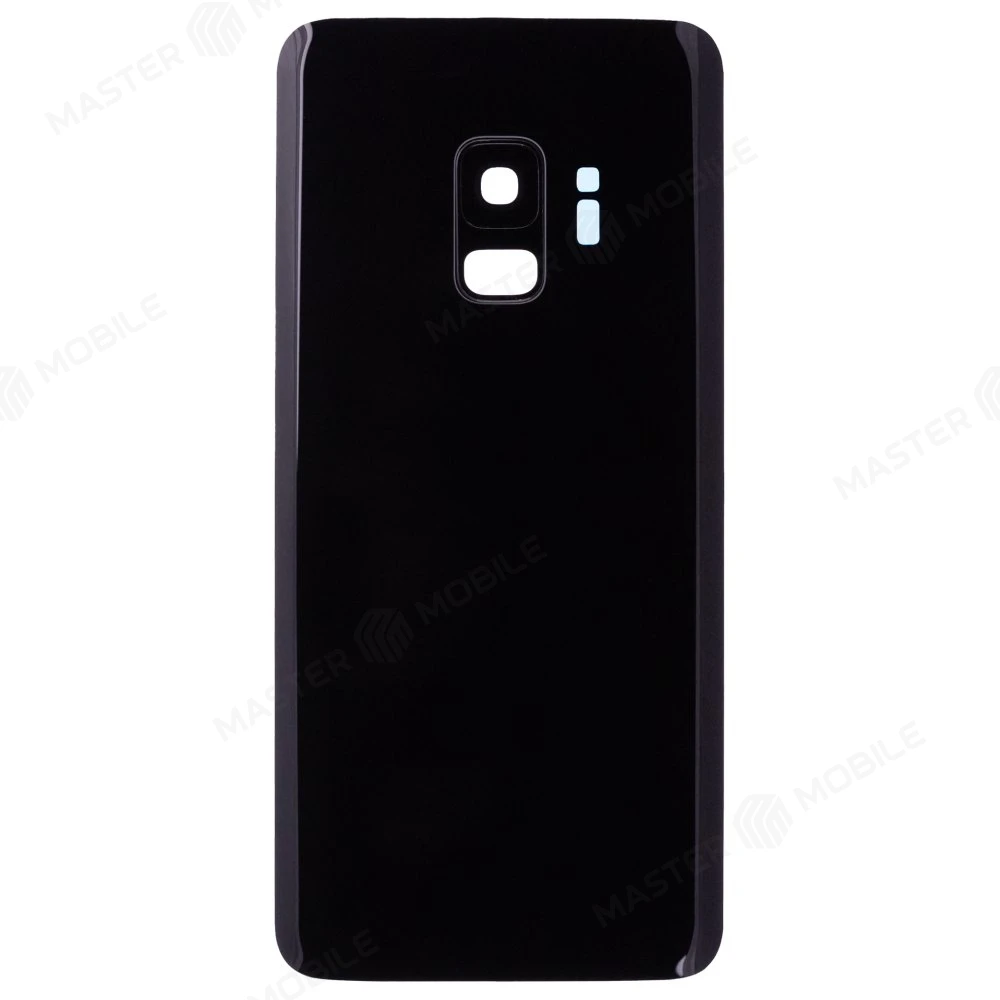 Задняя крышка для Samsung G960 Galaxy S9 (черный) (в сборе со стеклом камеры)