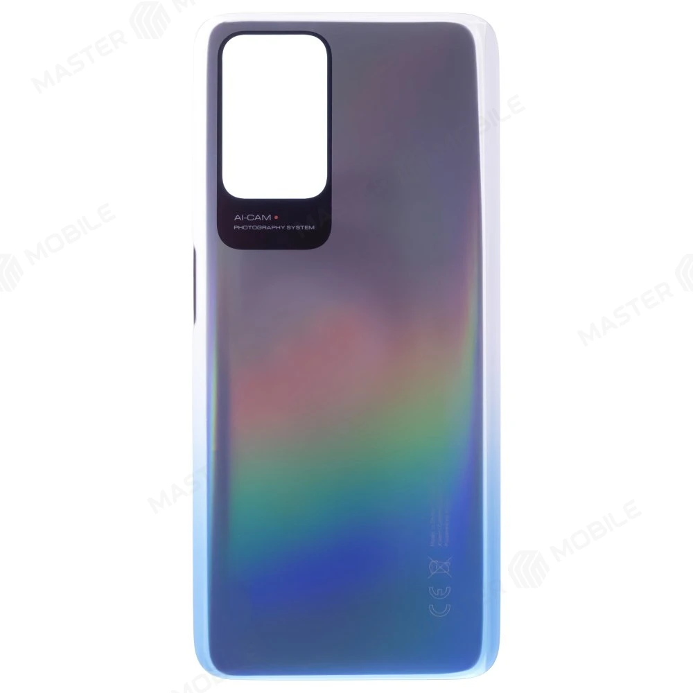 Задняя крышка для Xiaomi Redmi 10 (21061119DG) / Redmi 10 2022 (22011119UY) (голубой)