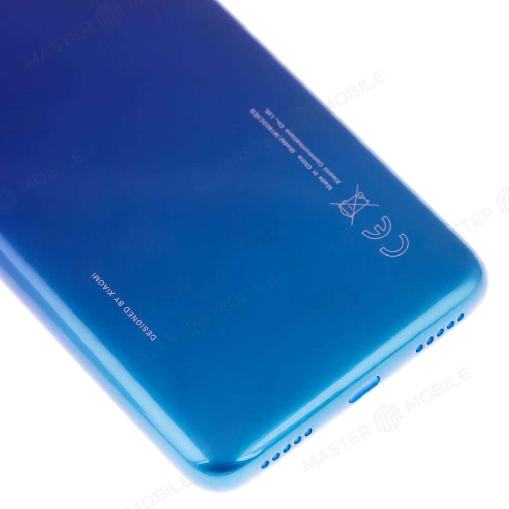 Задняя крышка для Xiaomi Redmi 7A (M1903C3EG) (сине-зеленый) (в сборе со стеклом камеры) фото №4