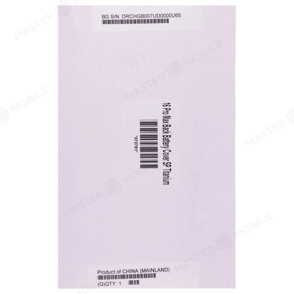 Задняя крышка для Apple iPhone 16 Pro Max (титановый) (в сборе) (ORIG100) (SP) фото №5