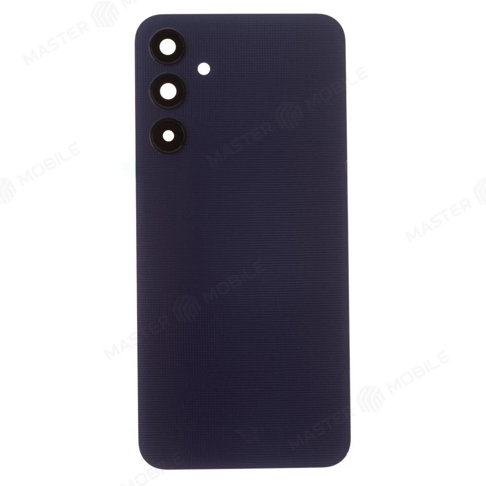 Задняя крышка для Samsung A256E Galaxy A25 5G (черный) (в сборе со стеклом камеры) (ORIG100)