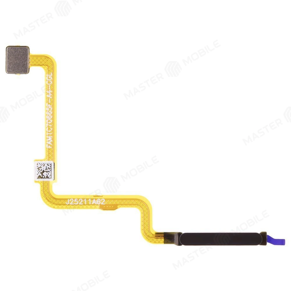 Шлейф для Xiaomi Poco C85 4G (25078PC3EG) с комп. + сканер отпечатка пальца (черный) фото №1