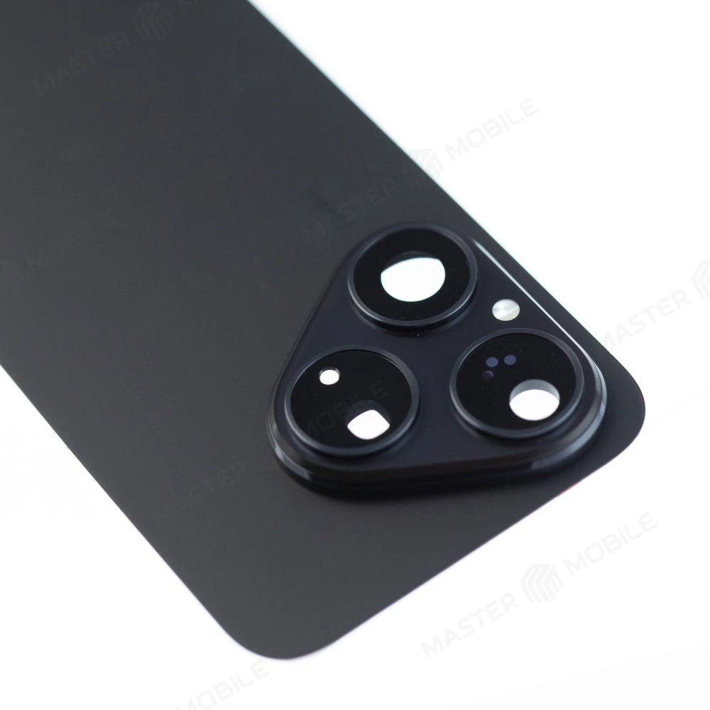Задняя крышка для Huawei Pura 80 (HED-LX9) (черный) (в сборе со стеклом камеры) (ORIG100) фото №3