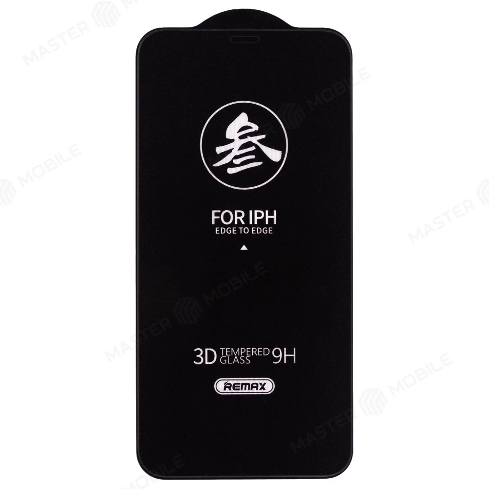 Защитное стекло Remax Medicine Glass GL-27 для Apple iPhone 12 / iPhone 12 Pro (черный) фото №3