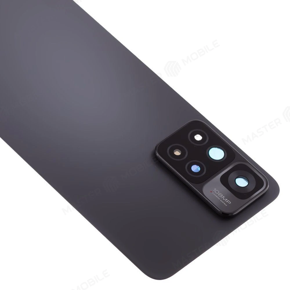 Задняя крышка для Xiaomi Redmi Note 11 Pro+ 5G (21091116UG) (черный) (в сборе со стеклом камеры) (ORIG100)  фото №3