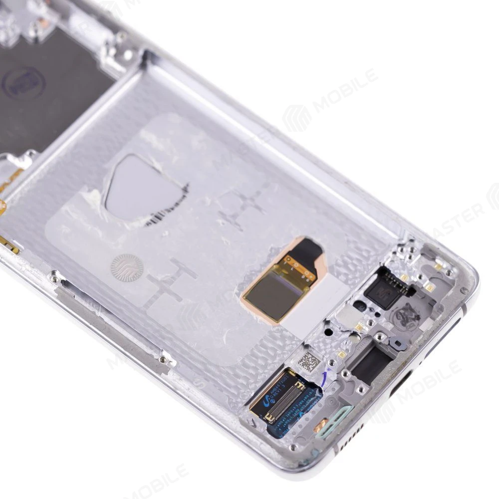 Дисплей для Samsung G996 Galaxy S21+ + тачскрин (серебристый) (в рамке) (ORIG100) (возможен дефект ЛКП) фото №4