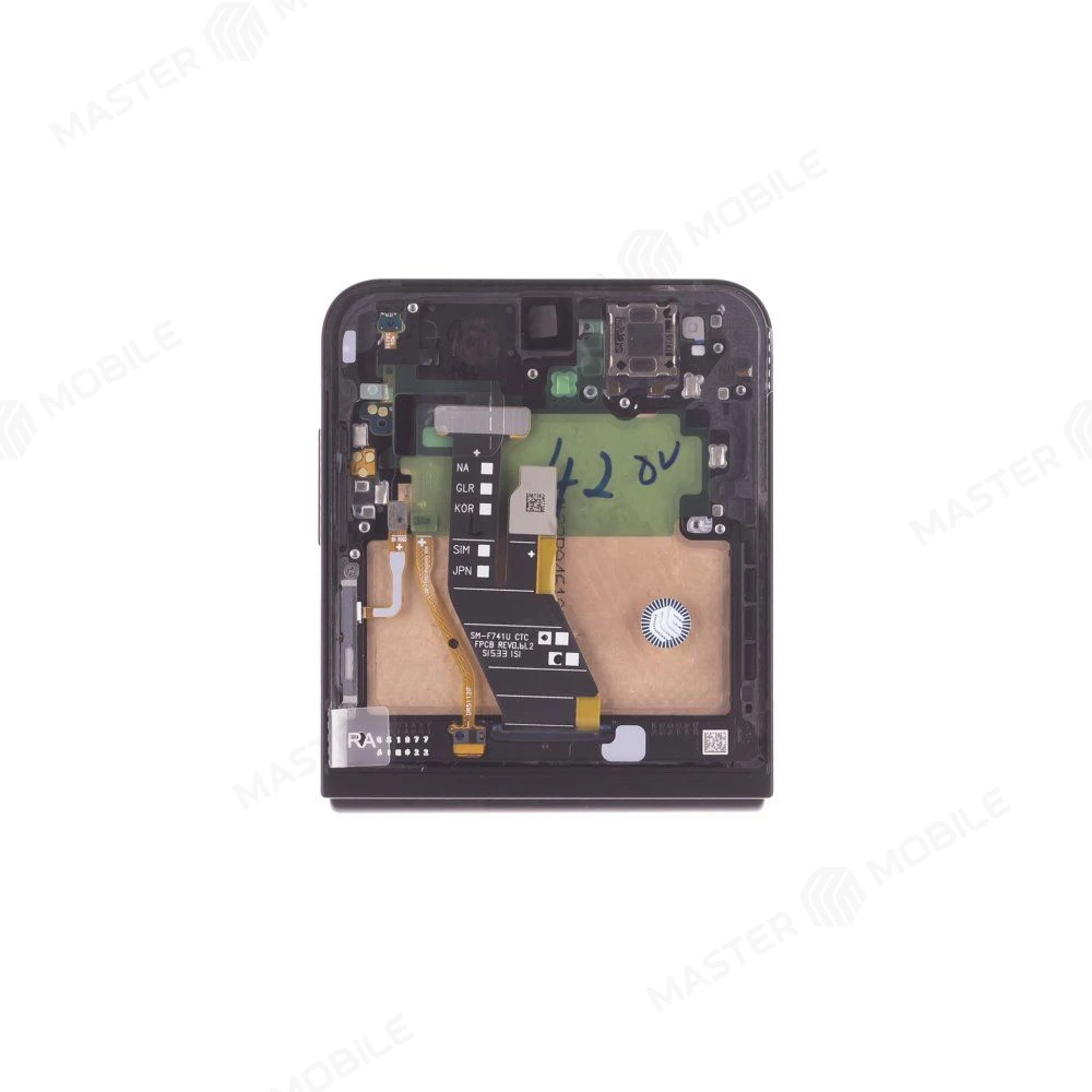 Дисплей для Samsung F761 Galaxy Z Flip 7 FE + тачскрин (внутренний) (черный) (в рамке) (ORIG100) (SP) фото №3