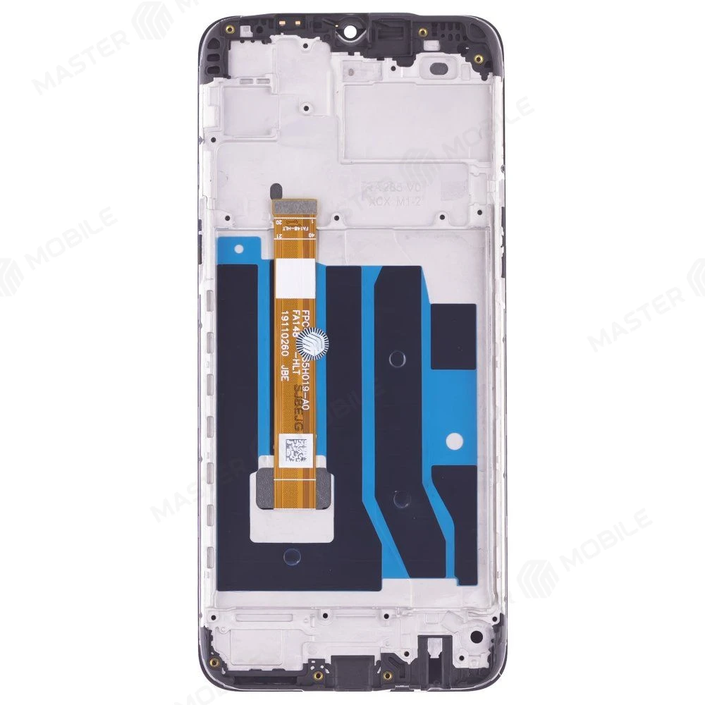 Дисплей для Realme C3 (RMX2020) + тачскрин (черный) (в рамке) (ORIG) фото №2