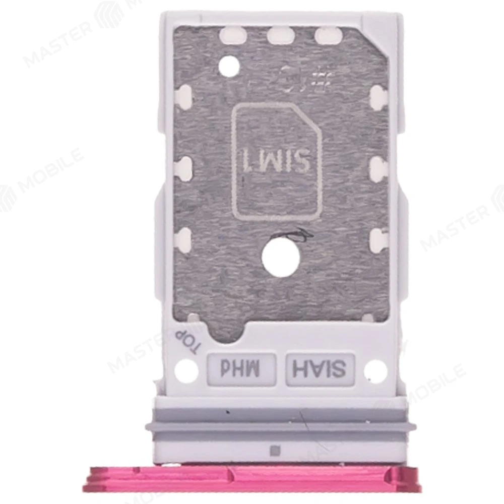 Держатель сим-карты для Samsung S931 Galaxy S25 / S936 Galaxy S25+ (коралловый) фото №1