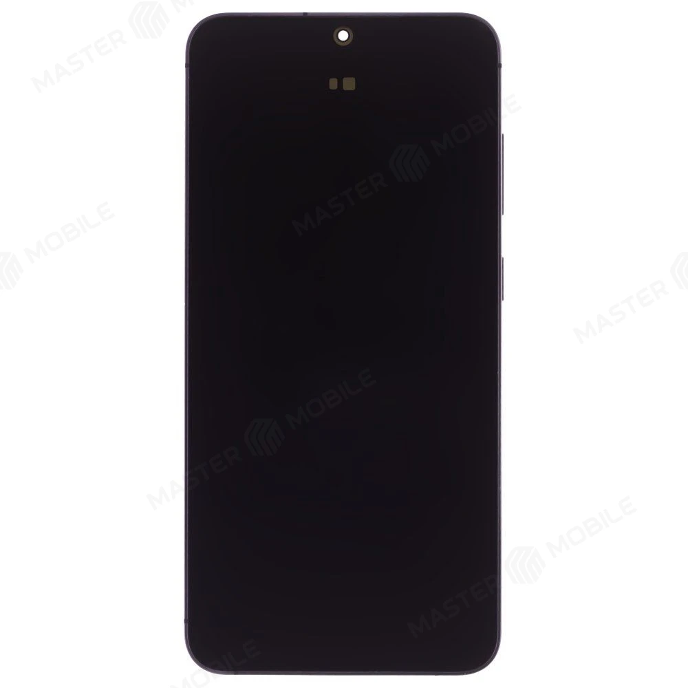 Дисплей для Samsung S926 Galaxy S24+ + тачскрин (черный) (в рамке) (ORIG100) (возможен дефект ЛКП) фото №1