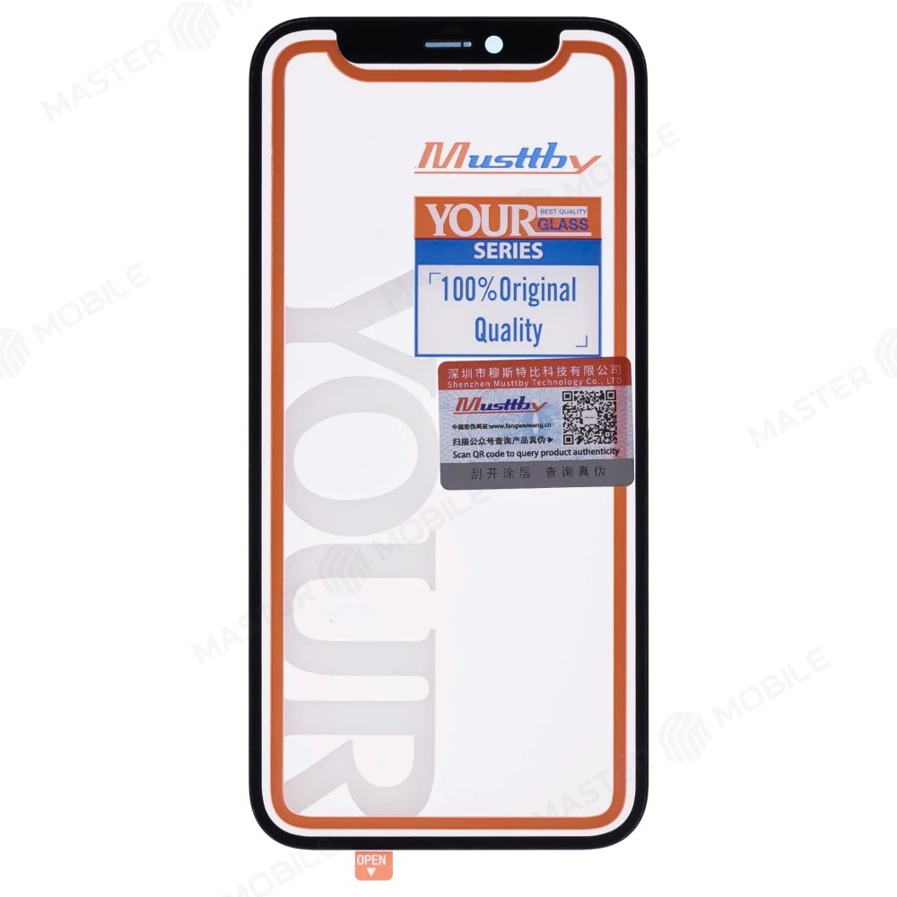 Стекло модуля для Apple iPhone 12 mini + OCA (Musttby) (Premium) фото №1