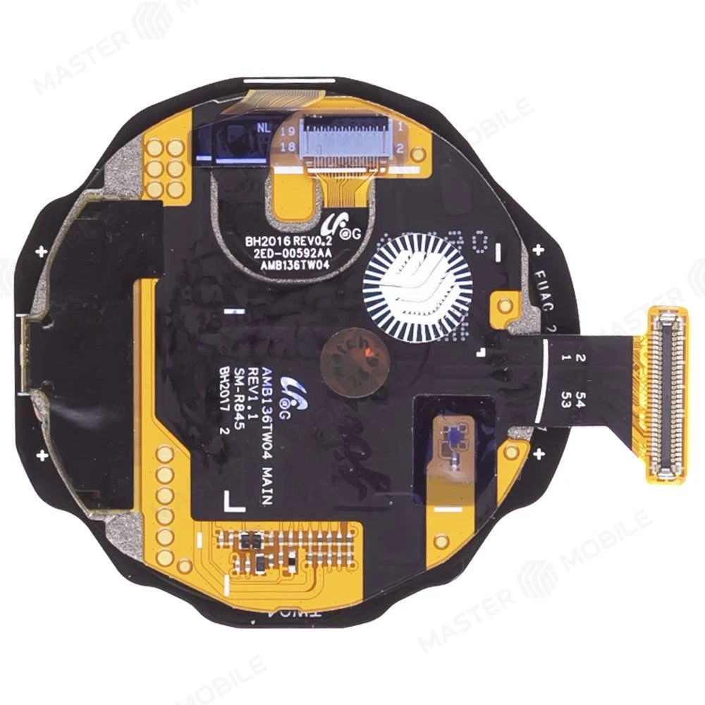 Дисплей для Samsung R845 Galaxy Watch 3 (45 мм) + тачскрин (черный) (ORIG) фото №2