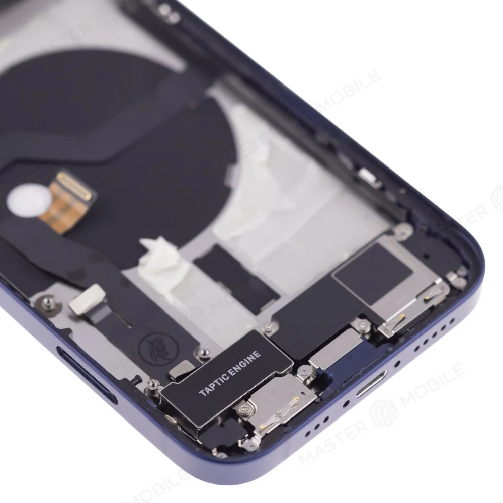 Корпус для Apple iPhone 12 (синий) (в сборе) (с разбора) (ORIG100) (возможен дефект ЛКП) фото №4