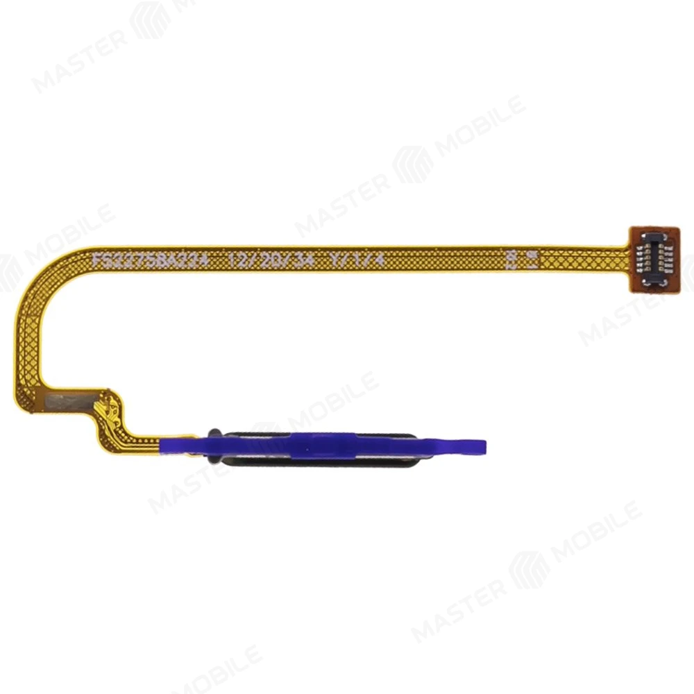 Шлейф для Xiaomi Redmi 9T (M2010J19SG/Y) / Poco M3 (M2010J19CG) с комп. + сканер отпечатка пальца (черный) фото №2