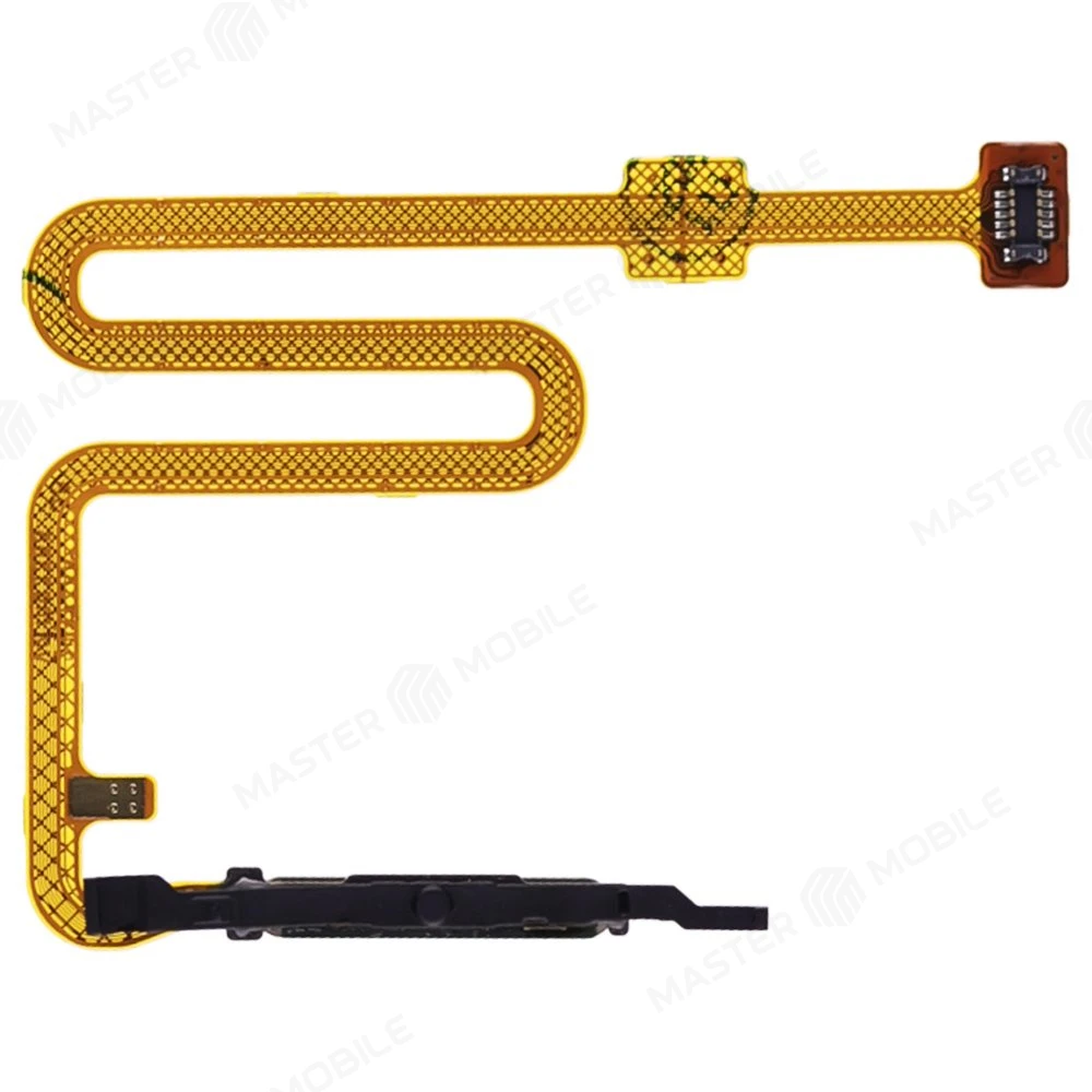 Шлейф для Samsung A057 Galaxy A05s с комп. + сканер отпечатка пальца (черный) фото №2