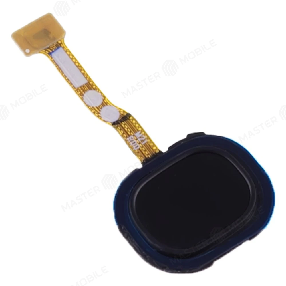 Шлейф для Samsung M215 Galaxy M21 с комп. + сканер отпечатка пальца (черный)  фото №3