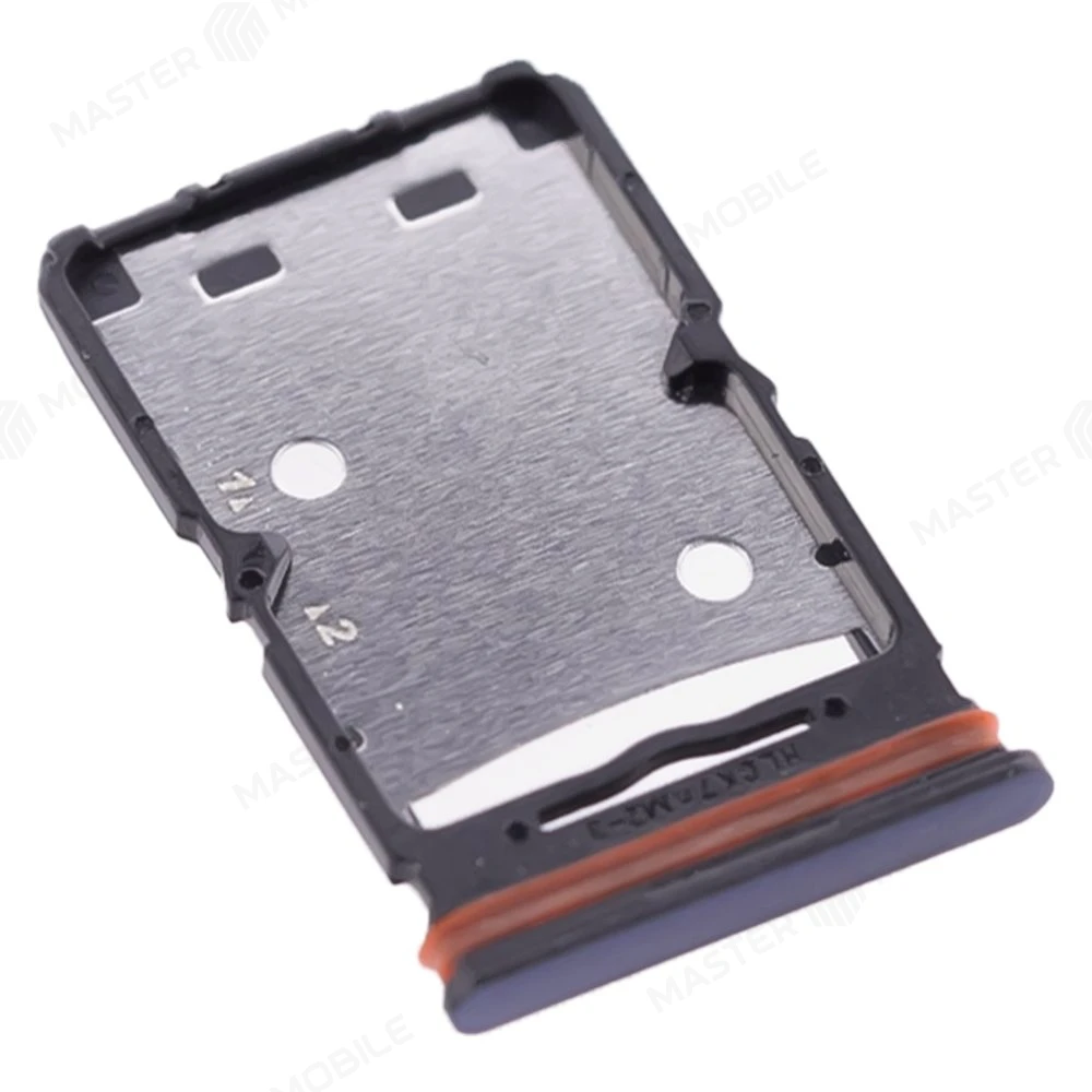 Держатель сим-карты для Tecno Pova 5 (LH7n) (черный) фото №3