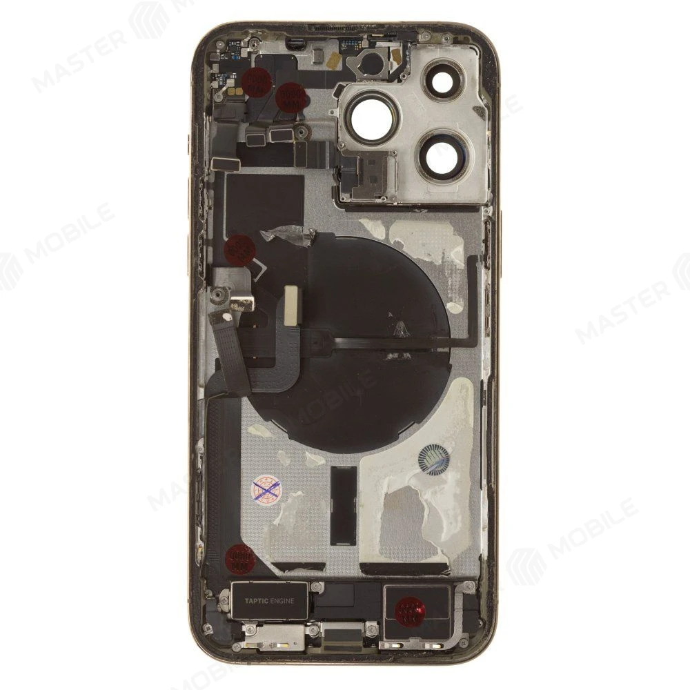 Корпус для Apple iPhone 14 Pro Max (золотистый) (eSIM / US Version) (в сборе) (ORIG100) (Снятый) (возможен дефект ЛКП) фото №2