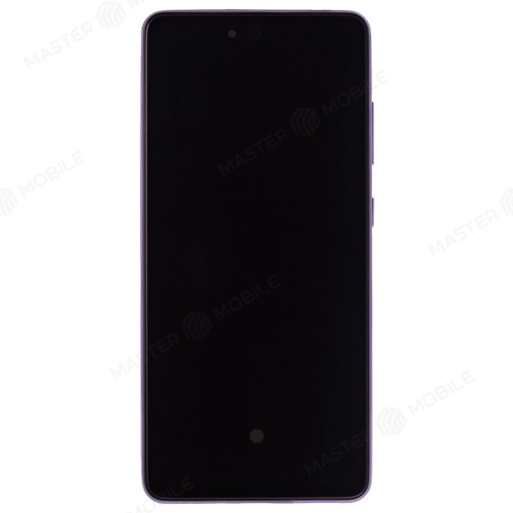 Дисплей для Samsung A525 Galaxy A52 / A526 Galaxy A52 5G / A528 Galaxy A52s + тачскрин (фиолетовый) (в рамке) (ORIG100)