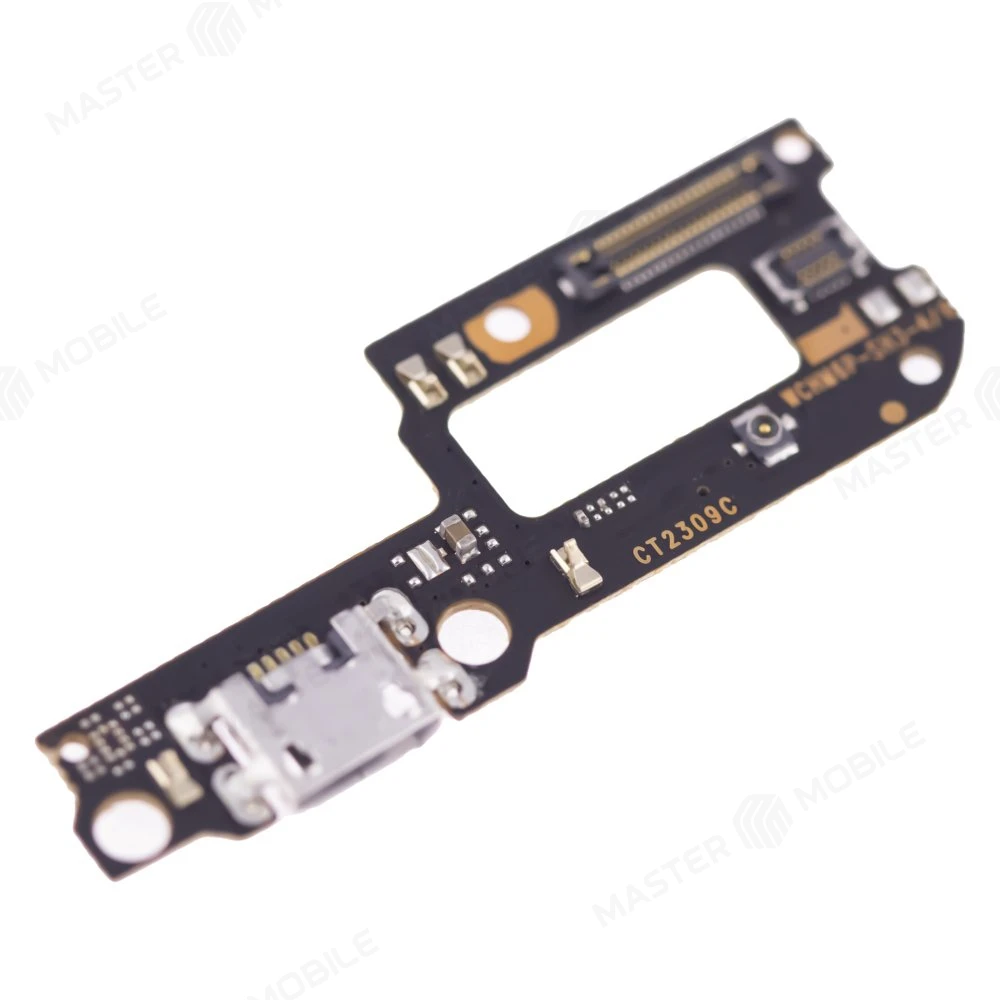 Нижняя плата для Xiaomi Mi A2 Lite (M1805D1SG) / Redmi 6 Pro с комп. + разъем зарядки + микрофон  фото №3