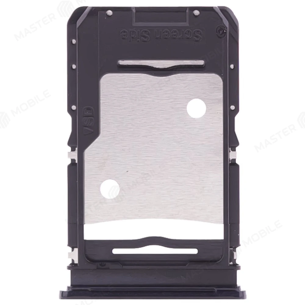 Держатель сим-карты для Tecno Camon 19 (CI6n) (черный) фото №2