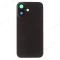 Задняя крышка для Apple iPhone 16 (черный) (в сборе со стеклом камеры и шлейфом) (Premium)  фото №1