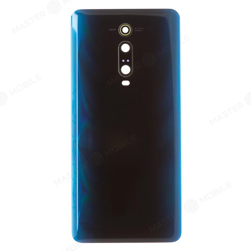 Задняя крышка для Xiaomi Mi 9T (M1903F10G) / Mi 9T Pro (M1903F11G) (синий) (в сборе со стеклом камеры) (ORIG100)
