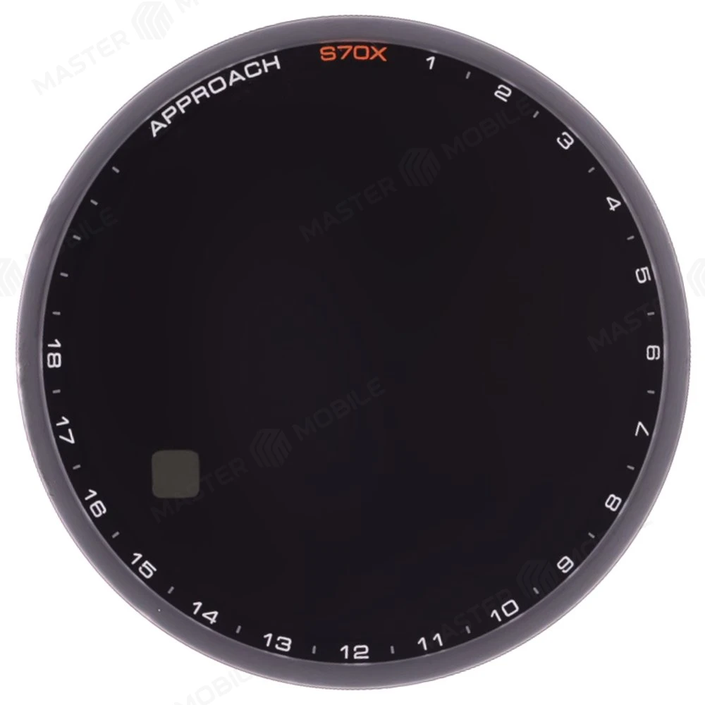 Дисплей для Garmin Approach S70X (47 мм) + тачскрин (черный) (ORIG100)