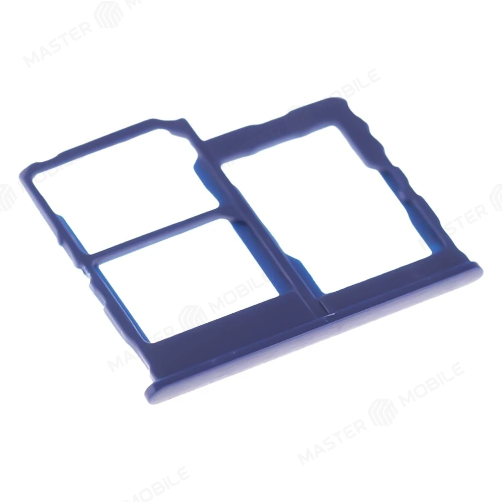 Держатель сим-карты для Samsung A013 Galaxy A01 Core (синий) фото №3