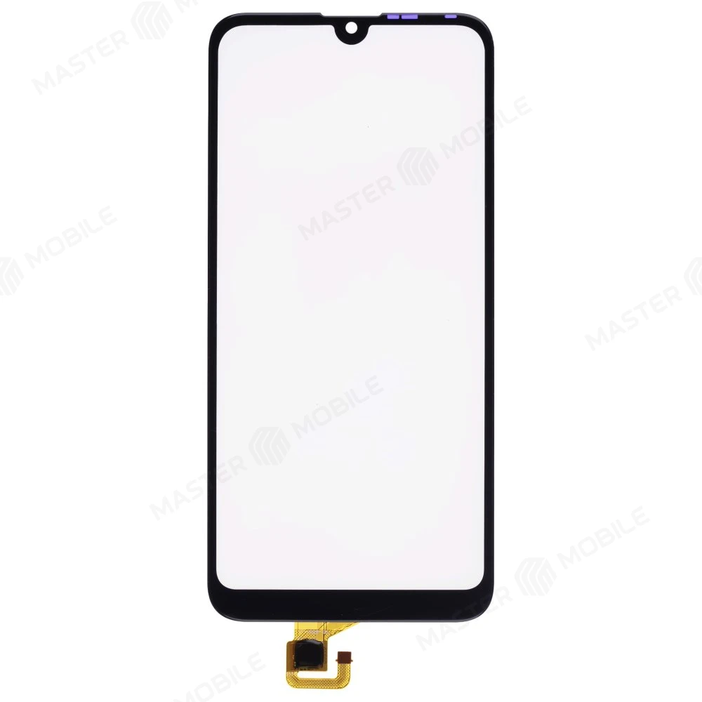 Стекло модуля + тачскрин для Huawei Y7 2019 (DUB-LX1) + OCA (черный)