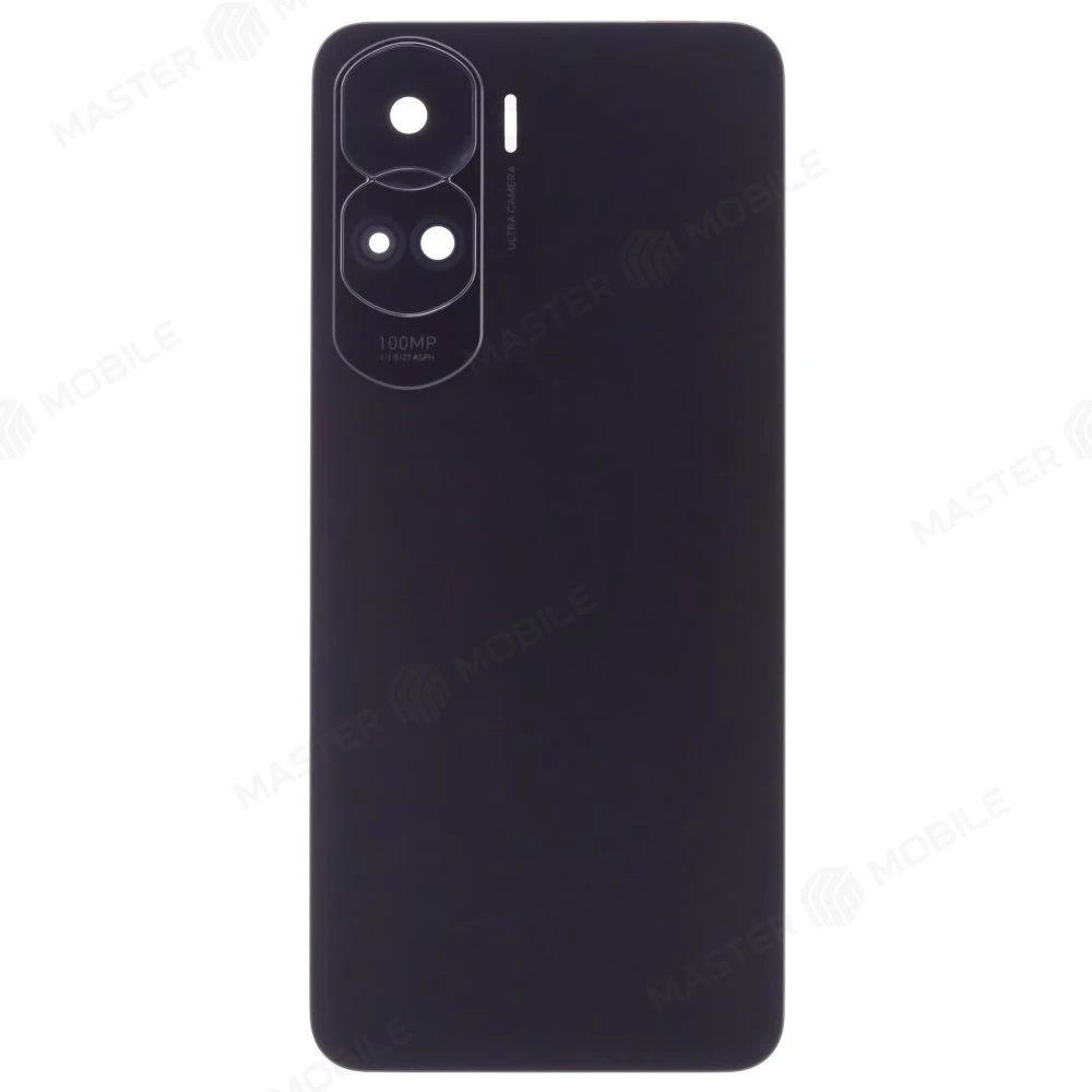 Задняя крышка для Huawei Honor 90 Lite (CRT-NX1) (черный) (в сборе со стеклом камеры)