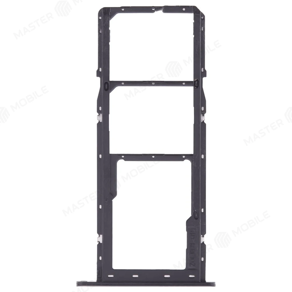 Держатель сим-карты для Samsung A015 Galaxy A01 / M015 Galaxy M01 (черный) фото №2