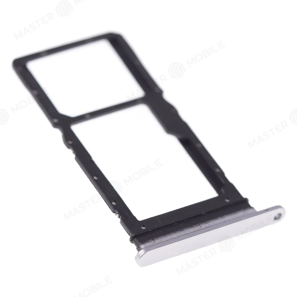 Держатель сим-карты для Huawei Honor X7a (RKY-LX1) (серебристый) фото №3