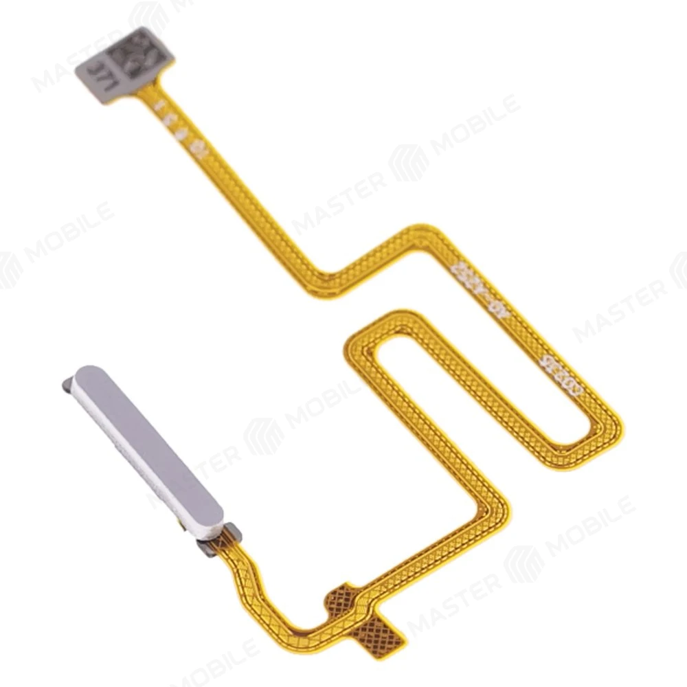 Шлейф для Realme C31 (RMX3501) с комп. + сканер отпечатка пальца (серебристый)  фото №3