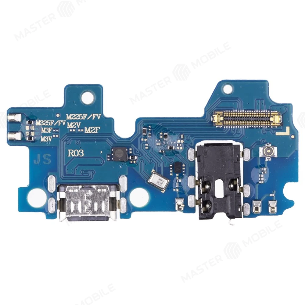 Нижняя плата для Samsung M225 Galaxy M22 / M325 Galaxy M32 с комп. + разъем зарядки + разъем гарнитуры + микрофон  фото №1