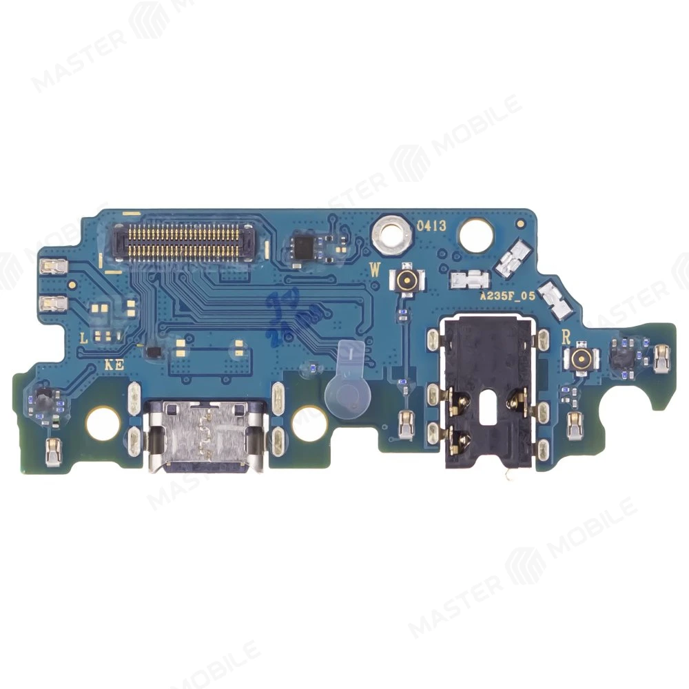 Нижняя плата для Samsung A235 Galaxy A23 / M236 Galaxy M23 5G / M336 Galaxy M33 5G с комп. + разъем зарядки + микрофон (ORIG100) фото №1