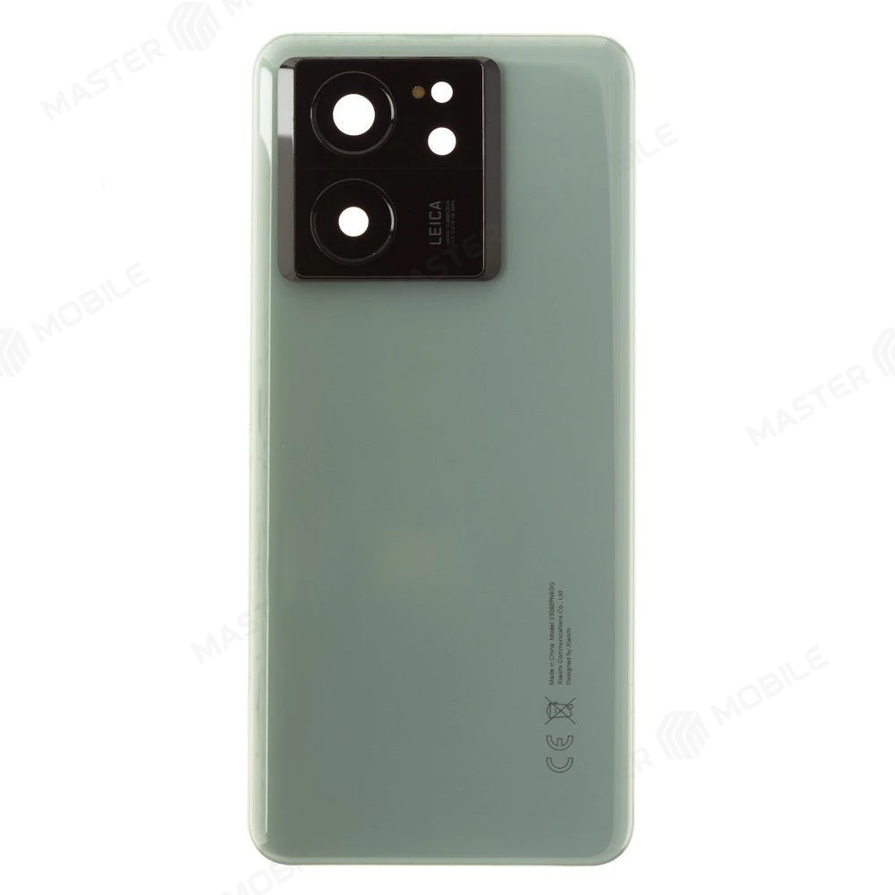 Задняя крышка для Xiaomi 13T (2306EPN60G) (зеленый) (в сборе со стеклом камеры) (ORIG100)