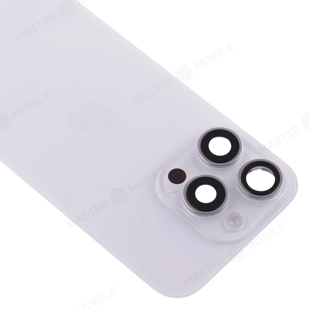 Задняя крышка для Apple iPhone 16 Pro (белый) (в сборе) (с разбора) (ORIG100) (возможен дефект ЛКП)  фото №3