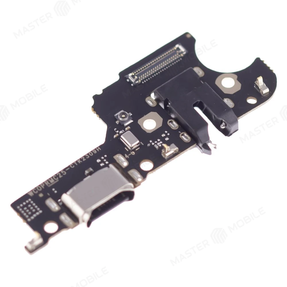 Нижняя плата для Realme C25 (RMX3191) / C25S (RMX3195) / Narzo 50A (RMX3430) с комп. + разъем зарядки + микрофон  фото №3