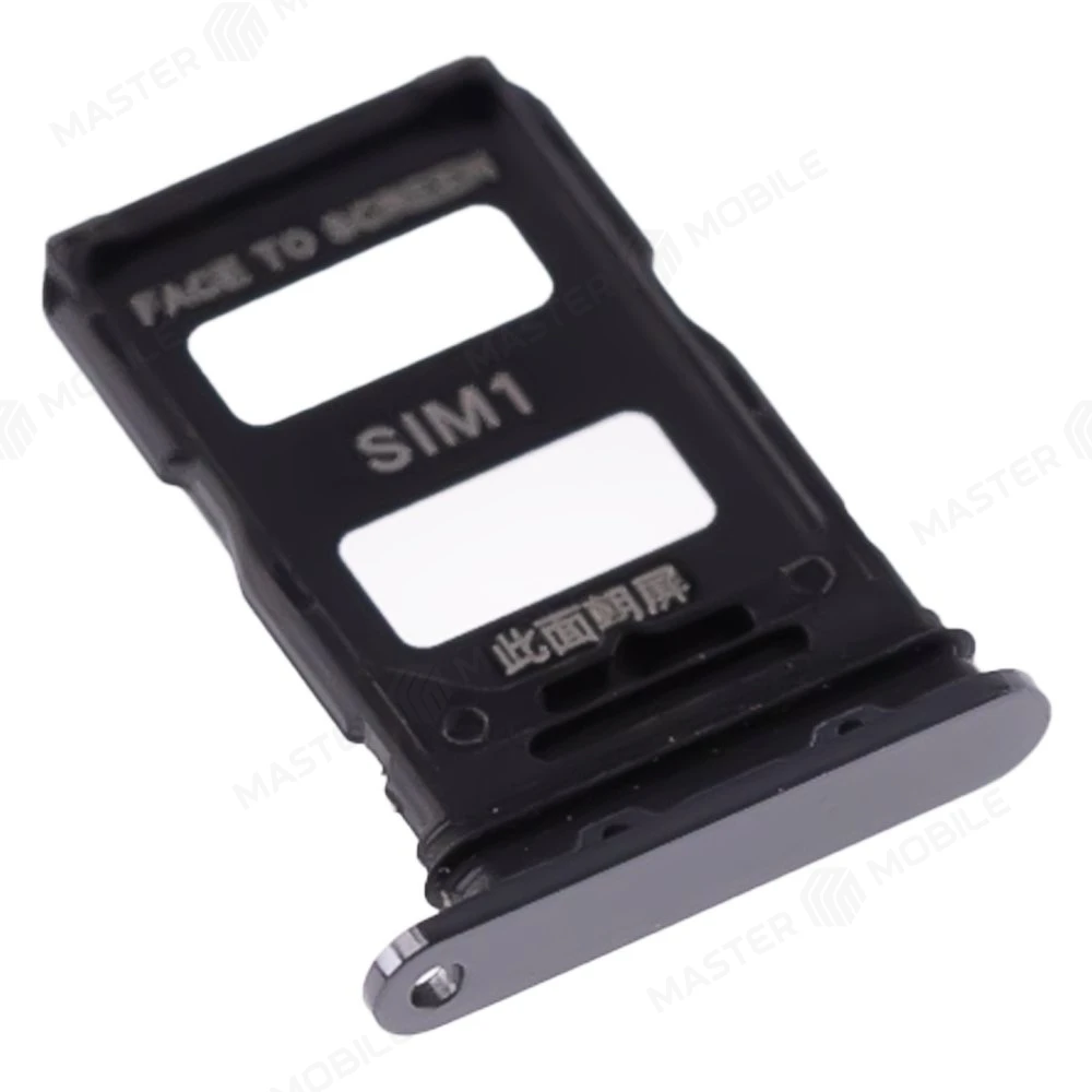 Держатель сим-карты для Xiaomi 14 (23127PN0CG) (черный) фото №3