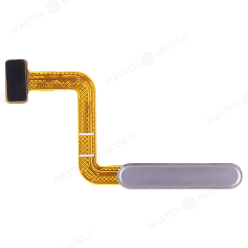 Шлейф для Samsung M317 Galaxy M31s / M515 Galaxy M51 с комп. + сканер отпечатка пальца (кнопка включения) (белый) фото №1