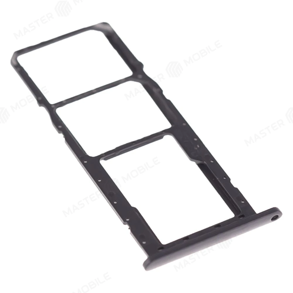 Держатель сим-карты для Samsung A115 Galaxy A11 (черный) фото №3