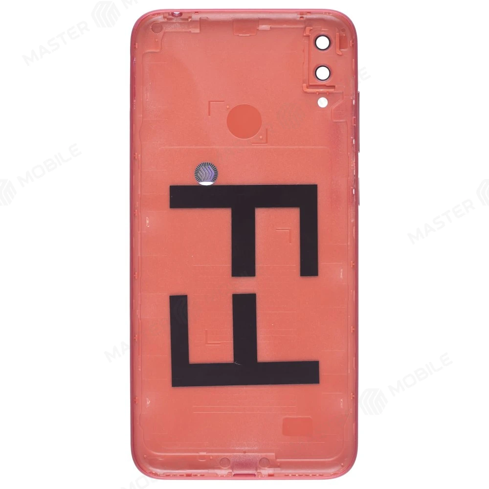 Задняя крышка для Huawei Y7 Pro 2019 (DUB-LX2) (красный) (в сборе со стеклом камеры) фото №2