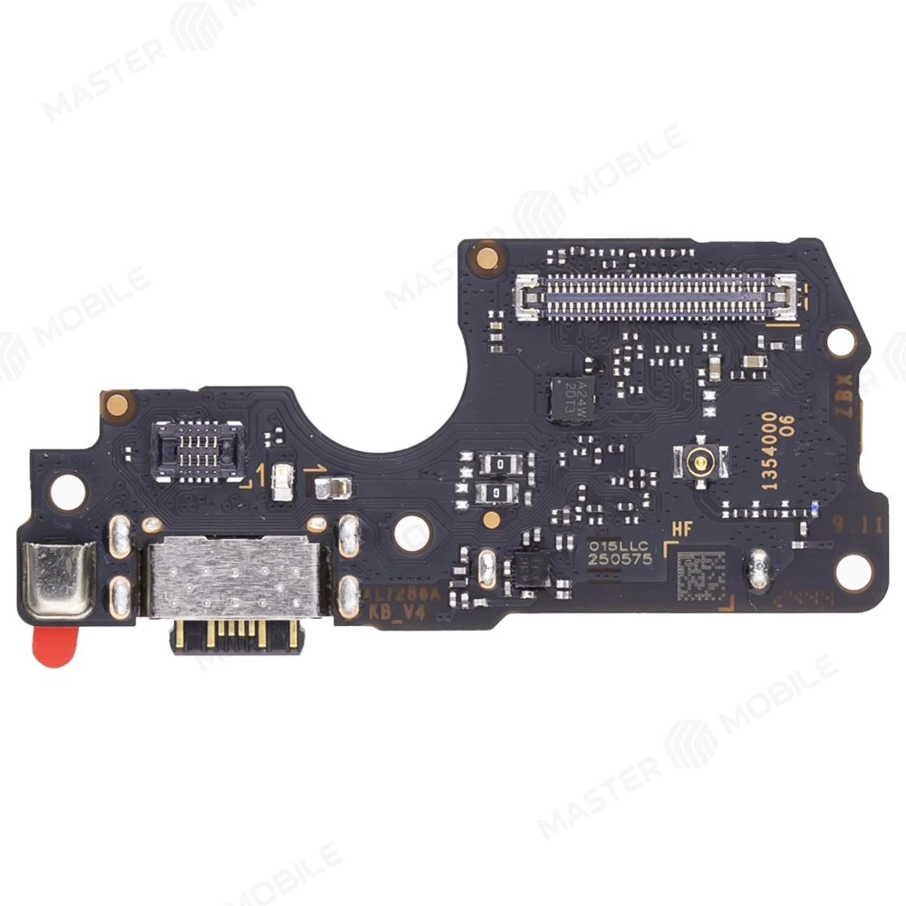 Нижняя плата для Xiaomi Redmi Note 14 Pro 4G (24116RACCG) с комп. + разъем зарядки + микрофон + разъем SIM (ORIG100) фото №1