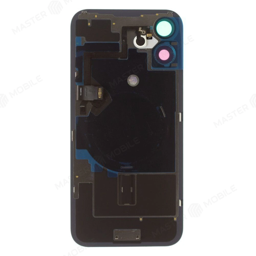 Задняя крышка для Apple iPhone 16 Plus (зеленый) (в сборе со стеклом камеры и шлейфом) (Premium)  фото №2